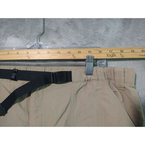 Eddie Bauer Pants Mens L x 30 Beige Hiking Zip Off Shorts Convertible Belted - Picture 4 of 12